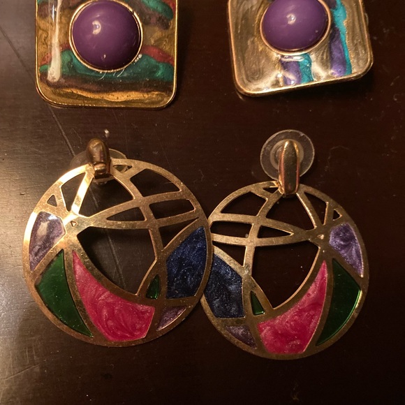 EUC Retro Fashion Earring Bundle - Picture 3 of 9